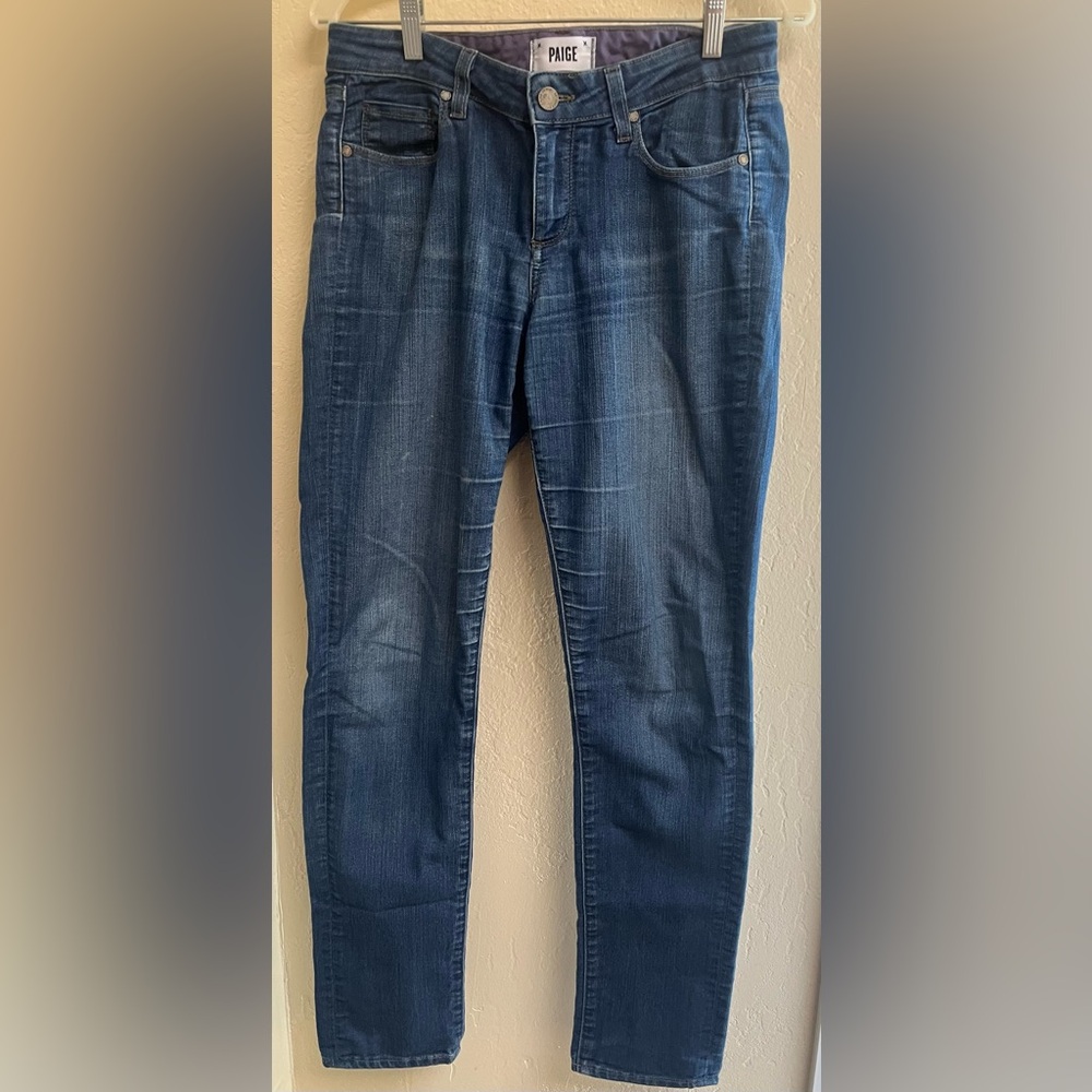 PAIGE Women's Straight-Leg Pants in Indigo